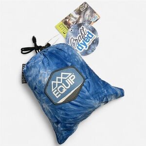 NEW Equip Two Person Travel/Tree Hammock, 500 lb. Weight Limit- 124"x77", New